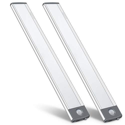 LED Motion Sensor Cabinet Light,Under Counter Closet Lighting, Wireless USB Rechargeable Kitchen Nig | Amazon (US)