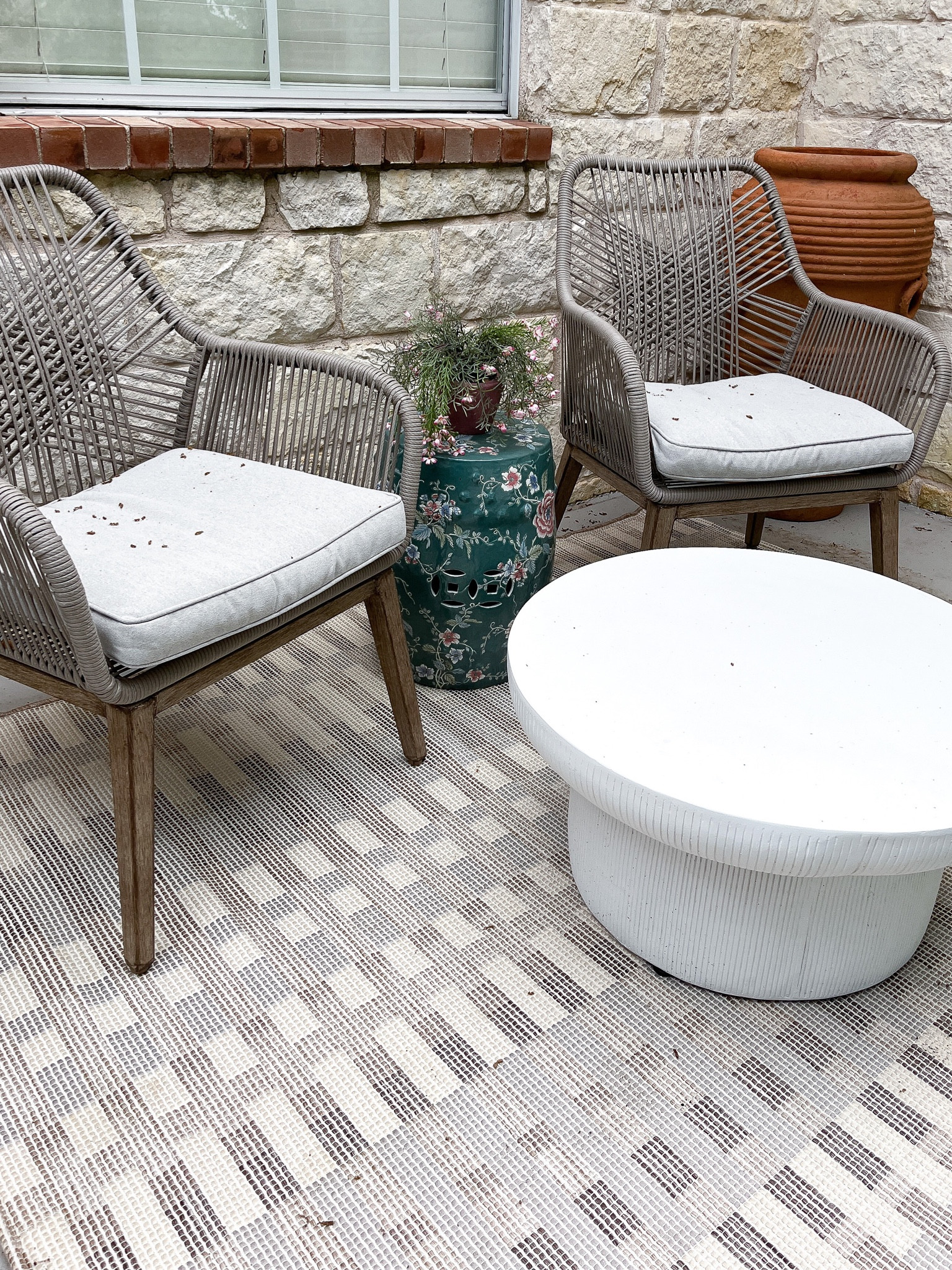 Outdoor furniture
Outdoor rug
Outdoor table and chairs
Studio McGee for Target 

#LTKhome #LTKSeasonal #LTKunder100