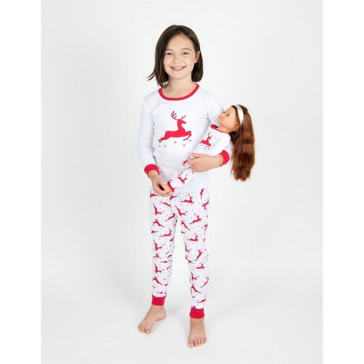 Leveret Matching Girl and Doll Christmas Pajamas | Target