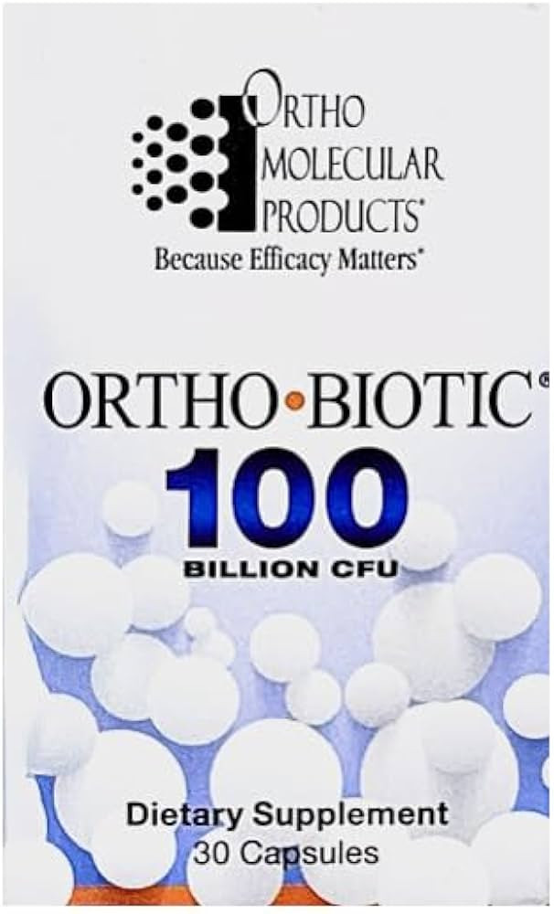 Ortho Molecular - Ortho Biotic 100 Billion CFU - 30 Capsules | Amazon (US)