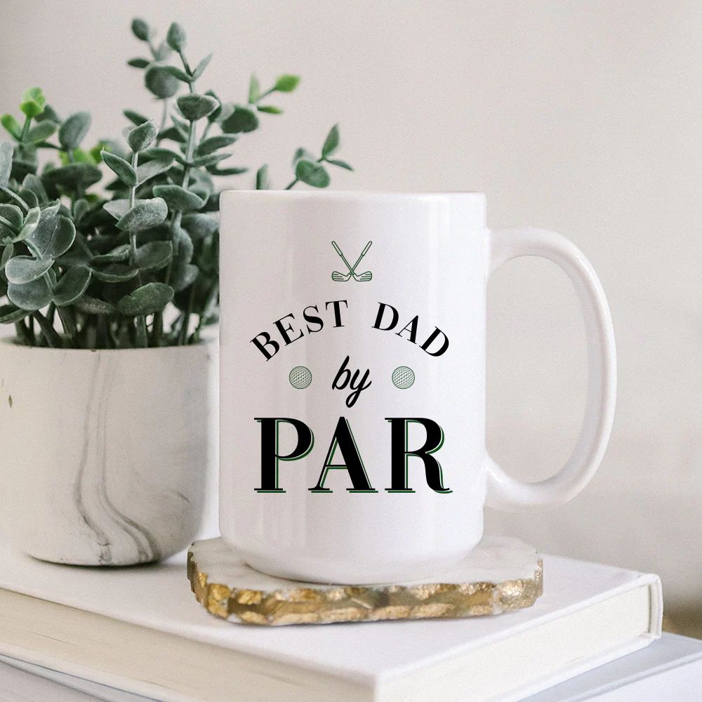 Best Dad By Par Mug | Type League Press