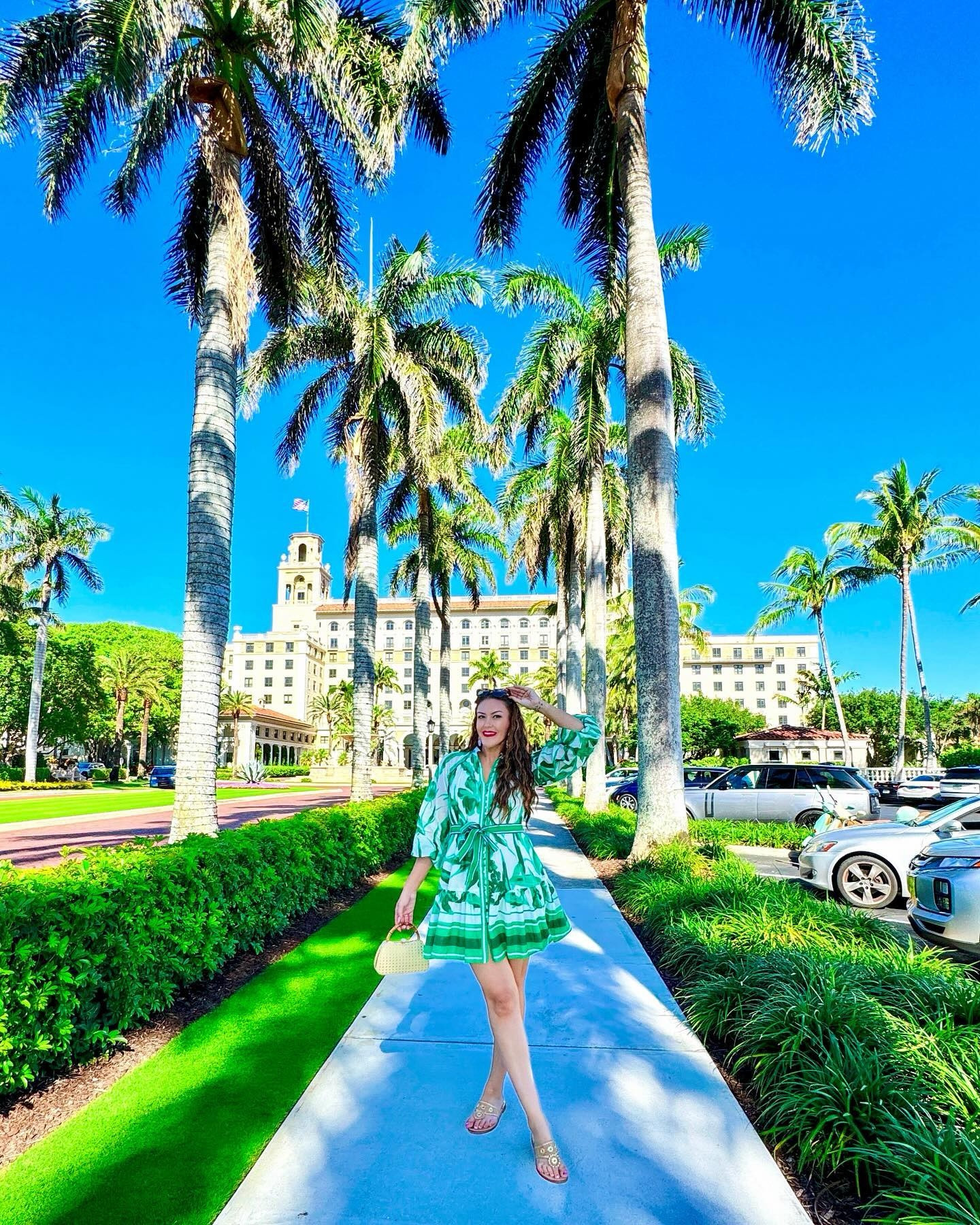 Did you catch the newest Palm Royale episode yesterday? Absolutely obsessed with The Breakers + so unreal I was just there! This print screams Palm Beach + such a good dress to add to your summer collection 🌴

I’m 5’6” + sized down one size to Size 2. This dress has lots of beautiful fabric + the best grosgrain ribbon 😍

#LTKSeasonal #LTKStyleTip #LTKTravel