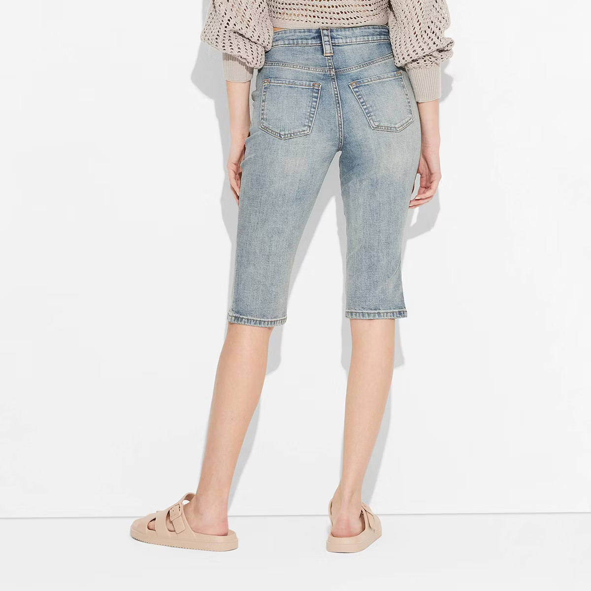 Women's High-Rise Capri Jeans - Wild Fable™ | Target