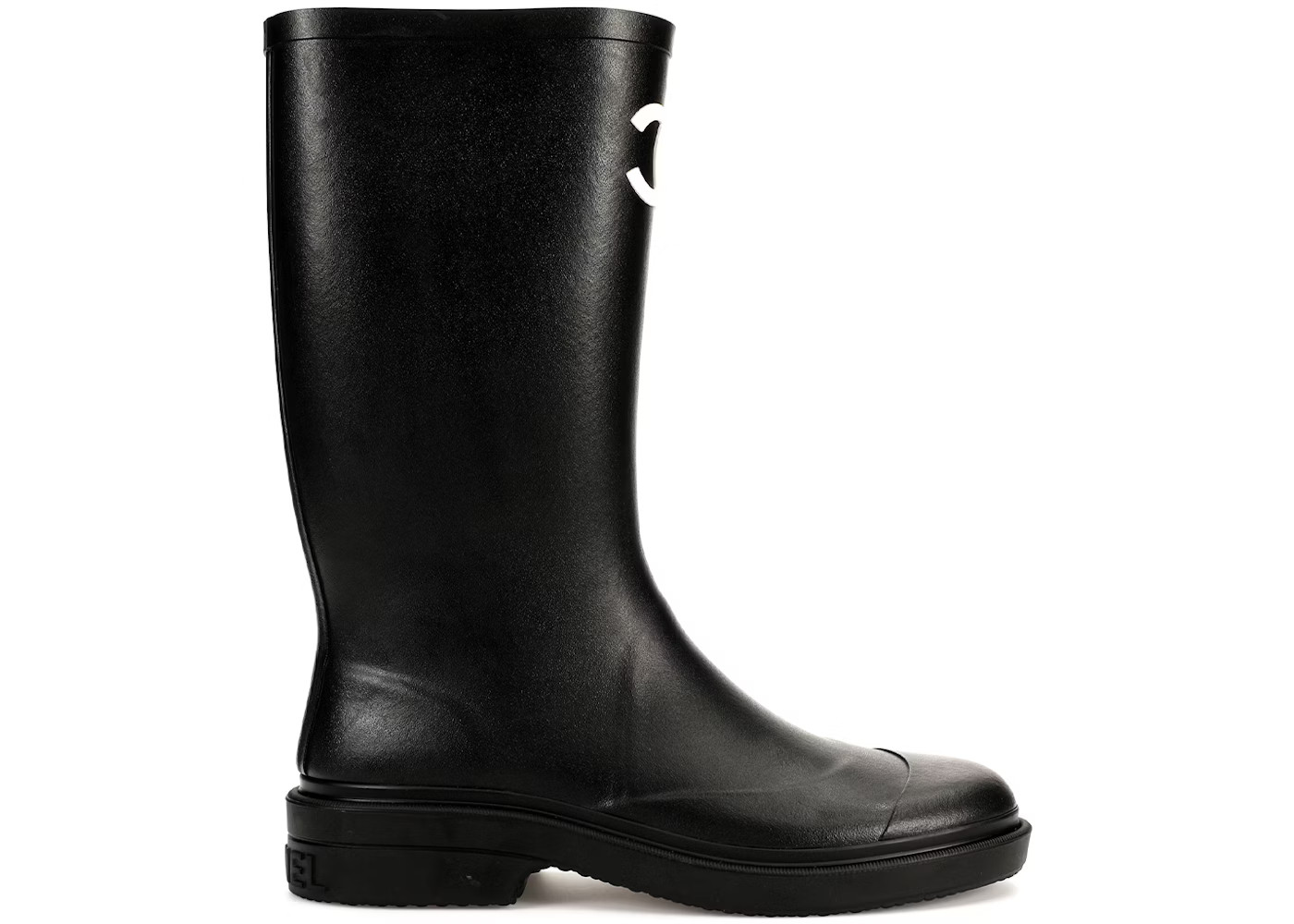 Chanel Rubber Rain BootsBlack | StockX