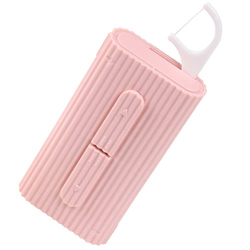 Pink Dental Floss Portable Case, Storage 10 Picks Adult Floss in Box. The Best Tool for Cleaning Teeth and Oral Care. Portable Travel Floss is Perfect for Dinners, Dating, Travel, Hotels.(Pink) | Amazon (US)
