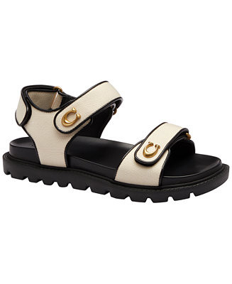 COACH Women's Brynn Round Toe Sandals - Macy's | Macy's