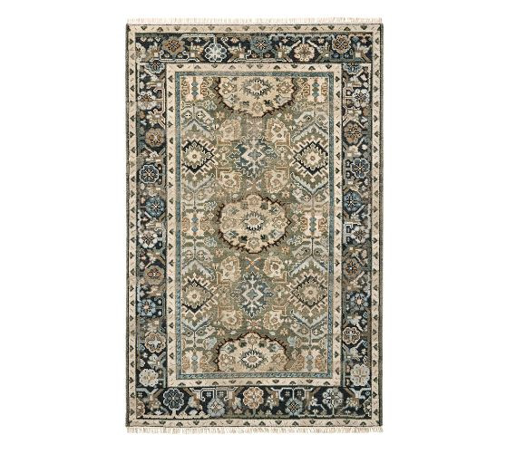 Tyson Hand-Knotted Wool Rug | Pottery Barn (US)