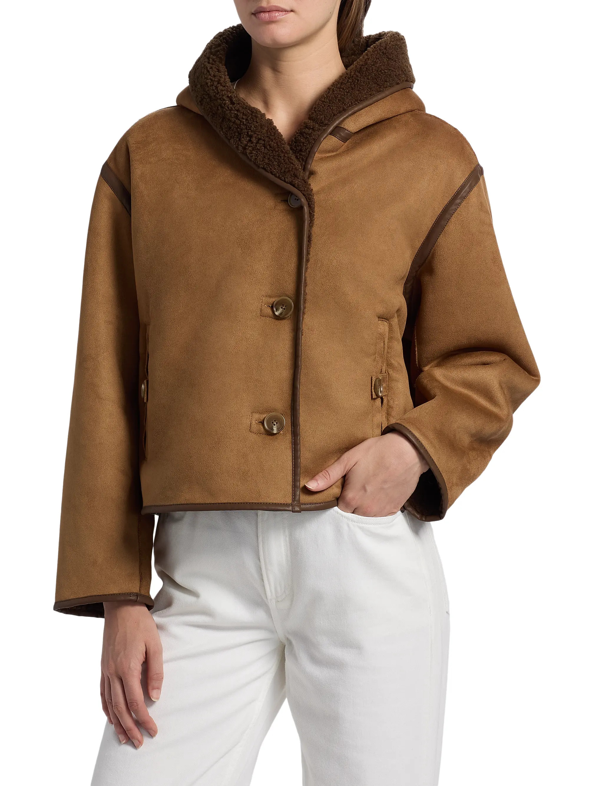 Madylen Faux Sherpa Jacket | Saks Fifth Avenue