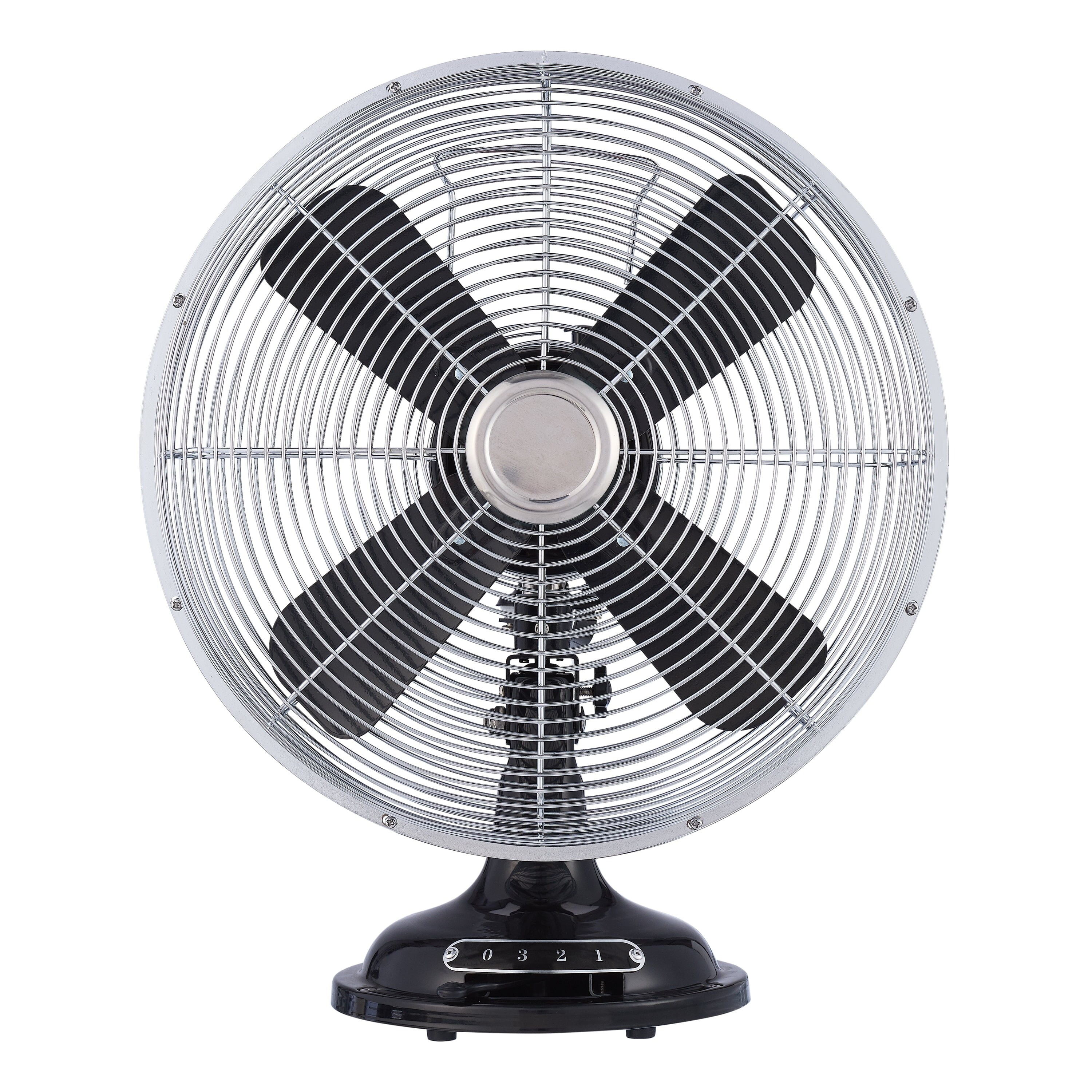 Gardens 12'' Retro 3-Speed Metal Table Fan | Bed Bath & Beyond