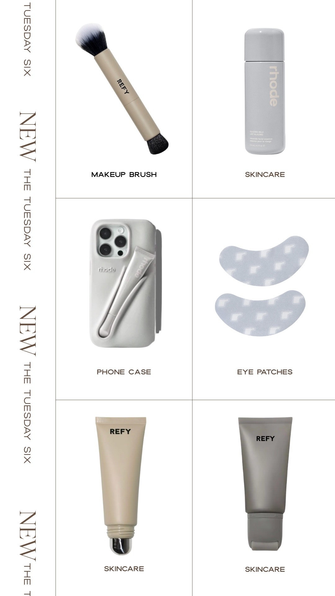 the tuesday six

1. makeup brush
2. skincare
3. phone case
4. eye patches
5. skincare
6. skincare

#LTKGiftGuide #LTKHoliday #LTKSeasonal