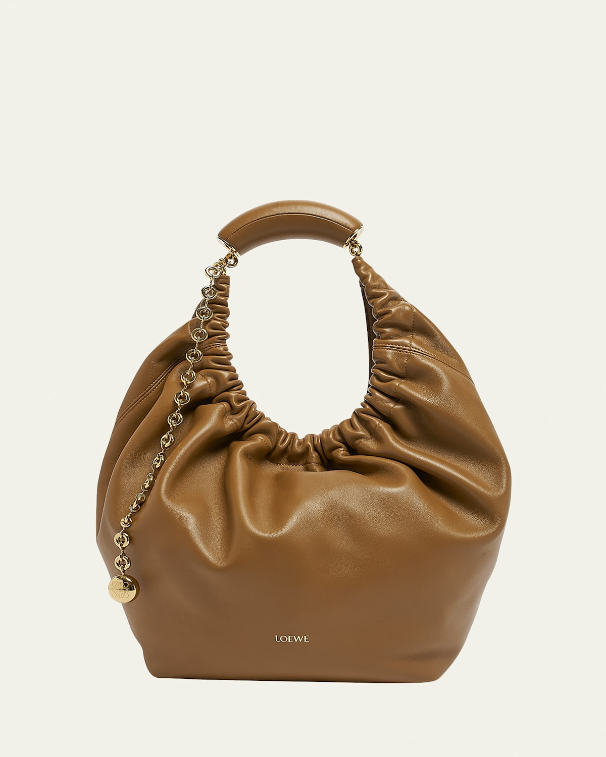 Squeeze Medium Shoulder Bag in Napa Leather | Bergdorf Goodman