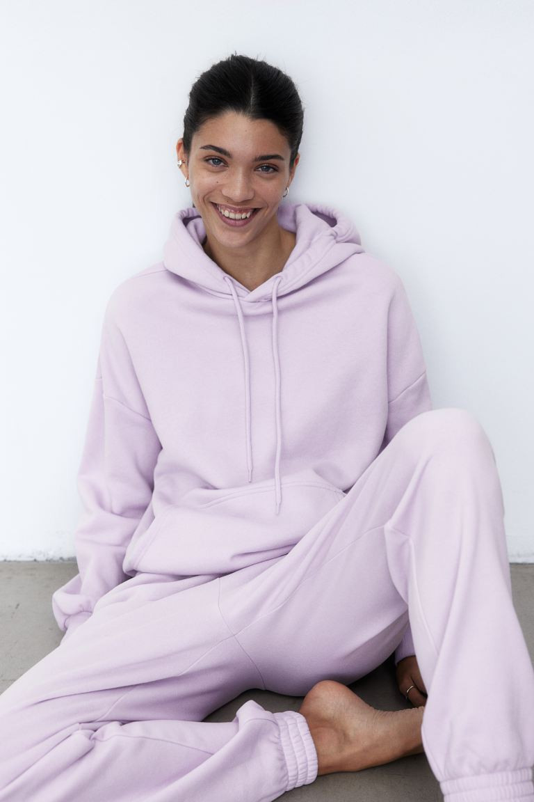 High Waist Joggers - Light purple - Ladies | H&M US | H&M (US + CA)