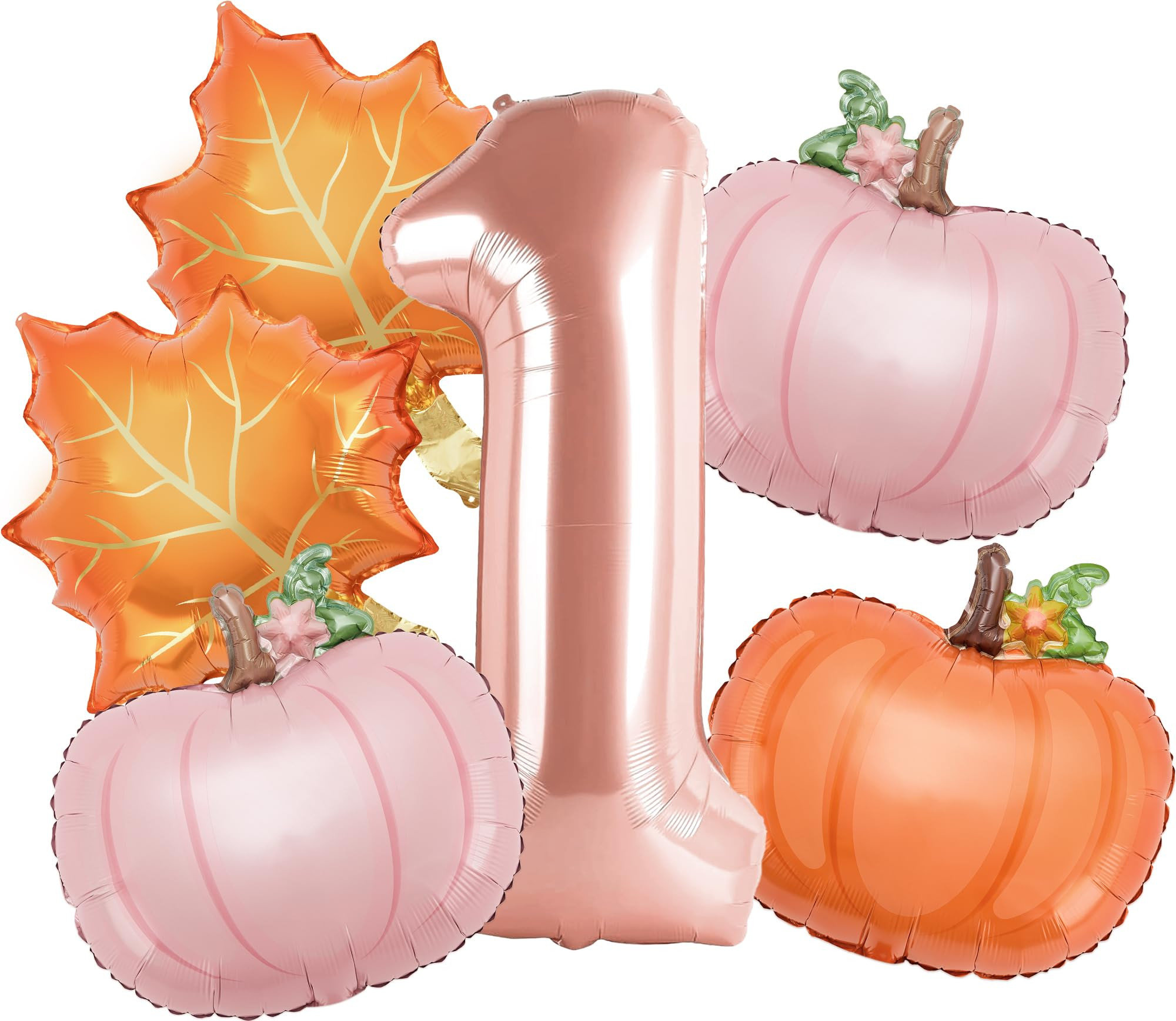 6pcs Little Pumpkin Is Turning One Decorations First Birthday Decorations for Girl with 40" Rose ... | Amazon (US)