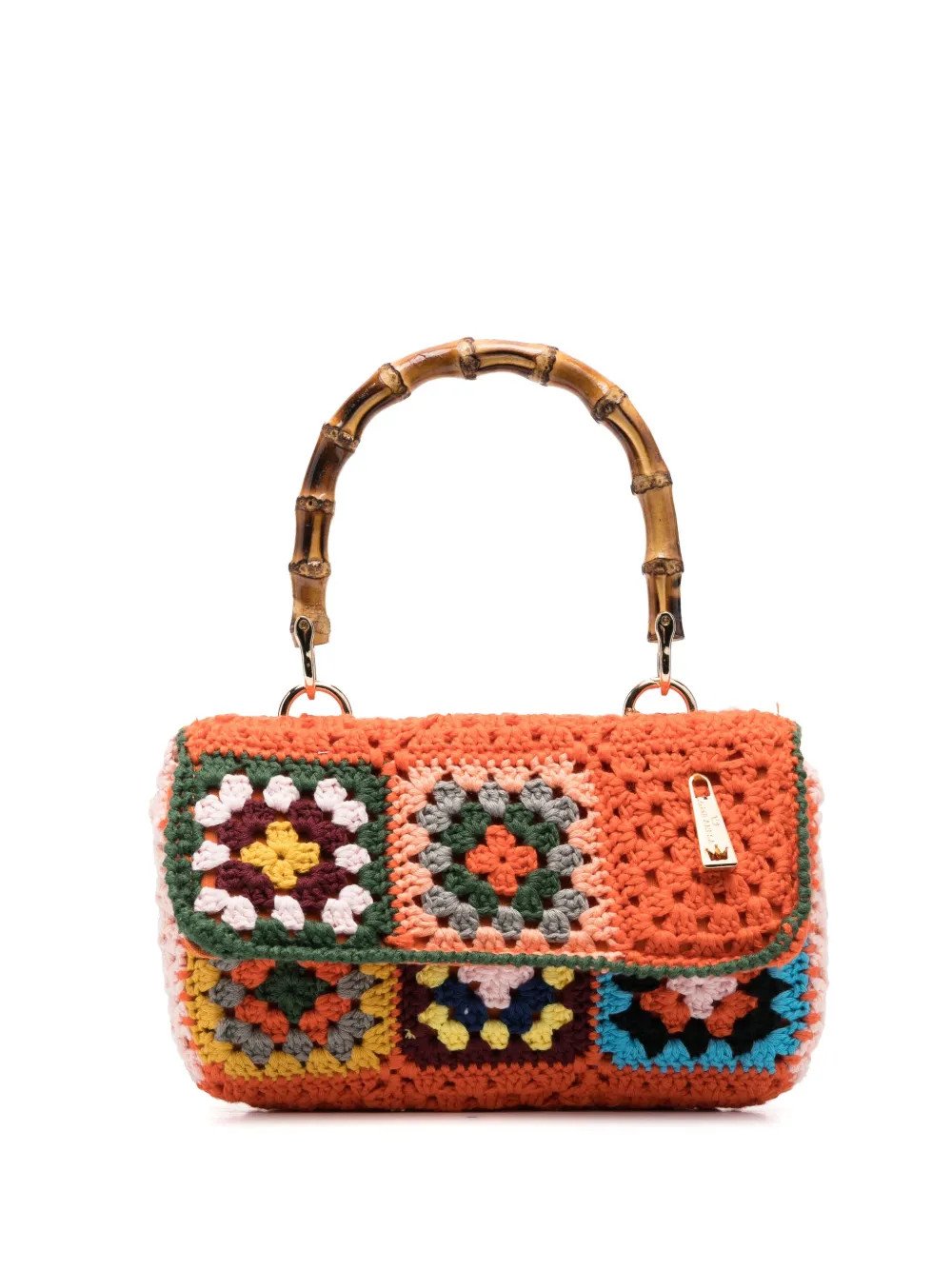 crochet-design tote bag | Farfetch Global