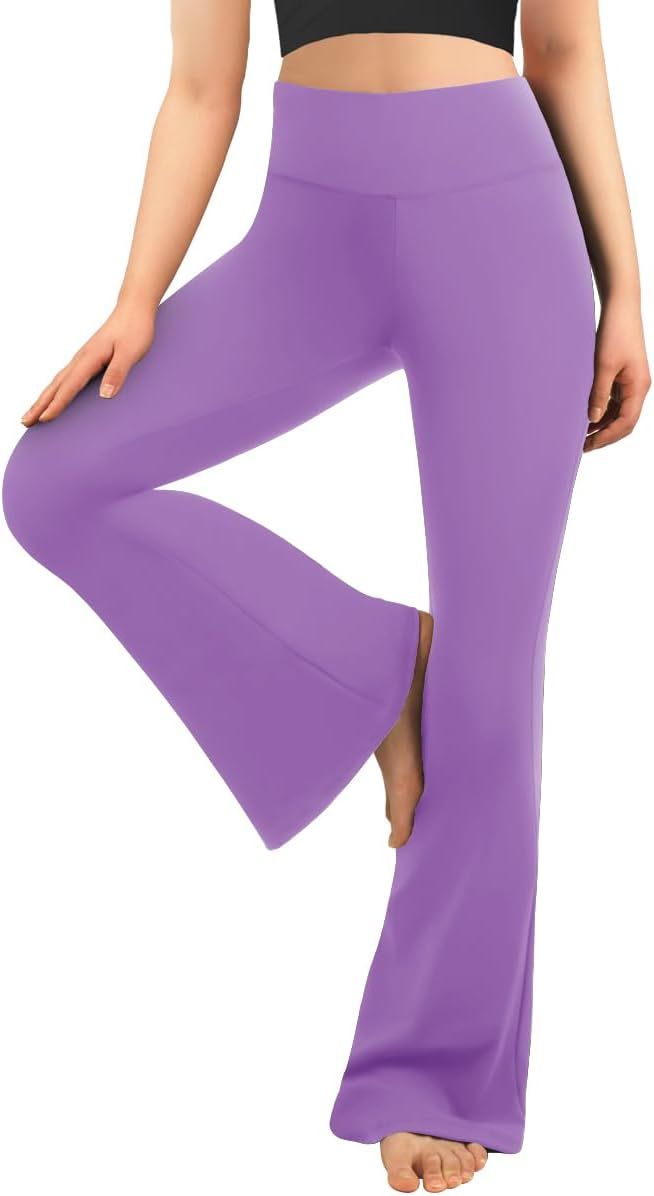 MOREFEEL Women’s Bootcut Yoga Pants - Flare Leggings for Women High Waisted Active Leggings Wor... | Amazon (US)