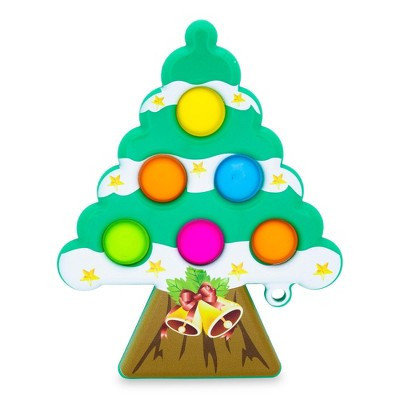 Toynk Pop Fidget Toy Holiday Tree 6-Button Bubble Popping Game | Target