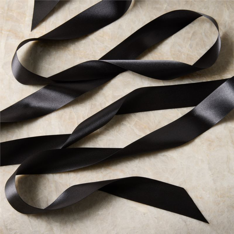 Black Holiday Ribbon | CB2 | CB2