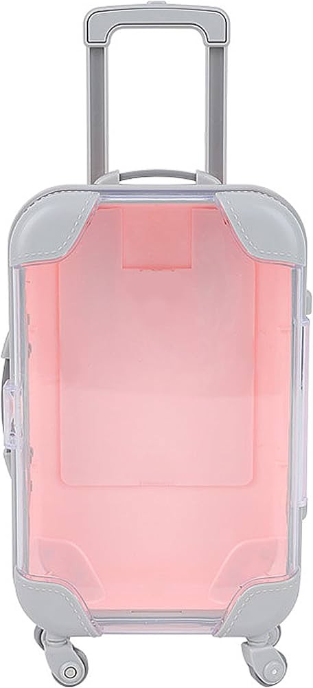False Eyelash Storage Box, Portable Travel Organizer Mini Luggage False Eyelash Tray Makeup Tool ... | Amazon (US)