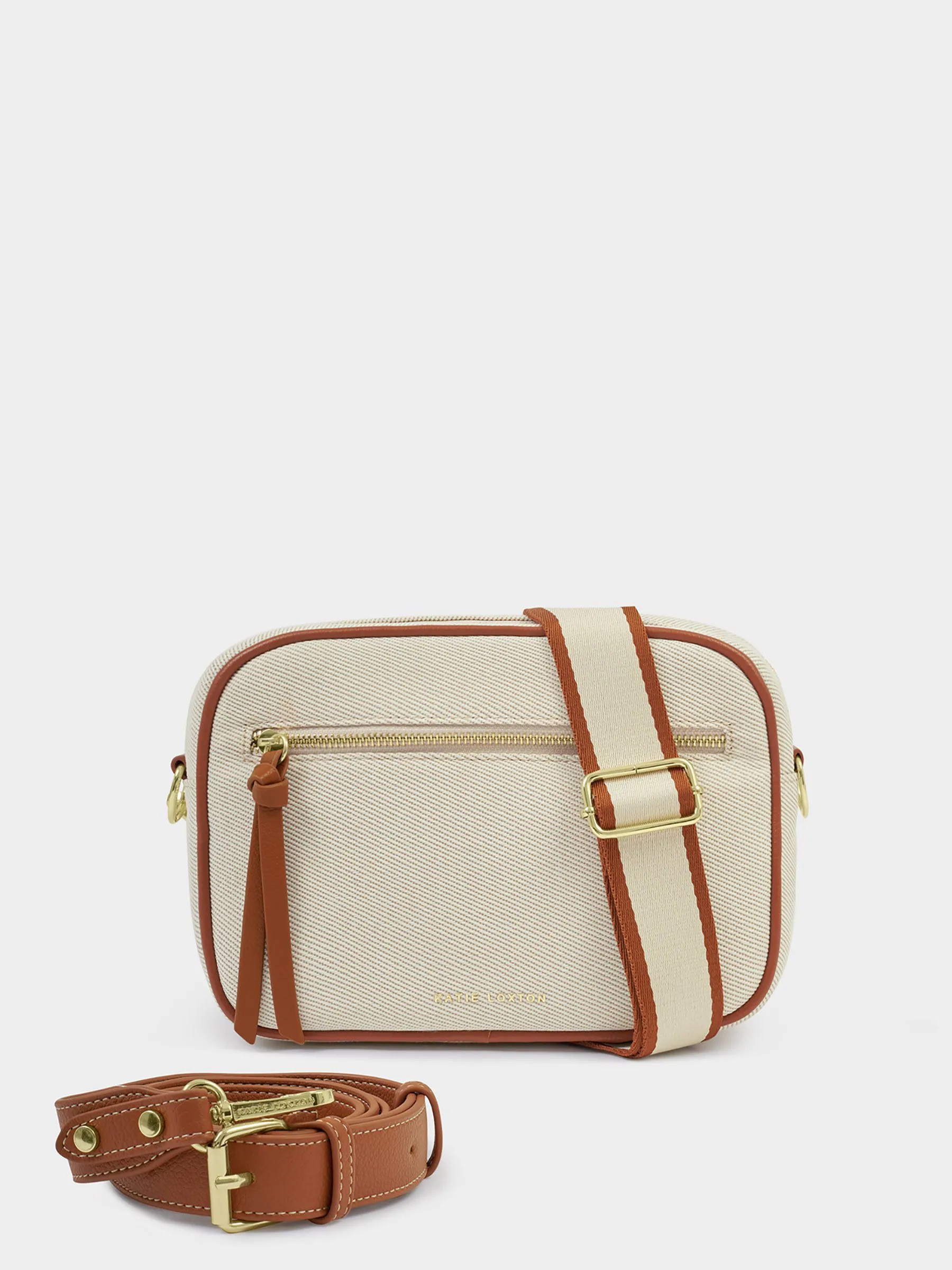 Katie Loxton Katie Loxton White Canvas Hallie Cross-Body Bag | Next US