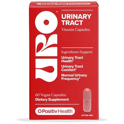 O Positiv URO Urinary Tract Vitamin Capsules for Women with Cranberry & D-Mannose - 60ct | Target