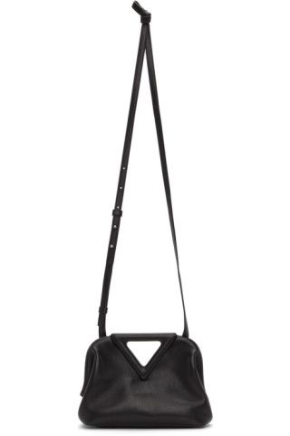 Bottega Veneta - Black Small V Clasp Bag | SSENSE