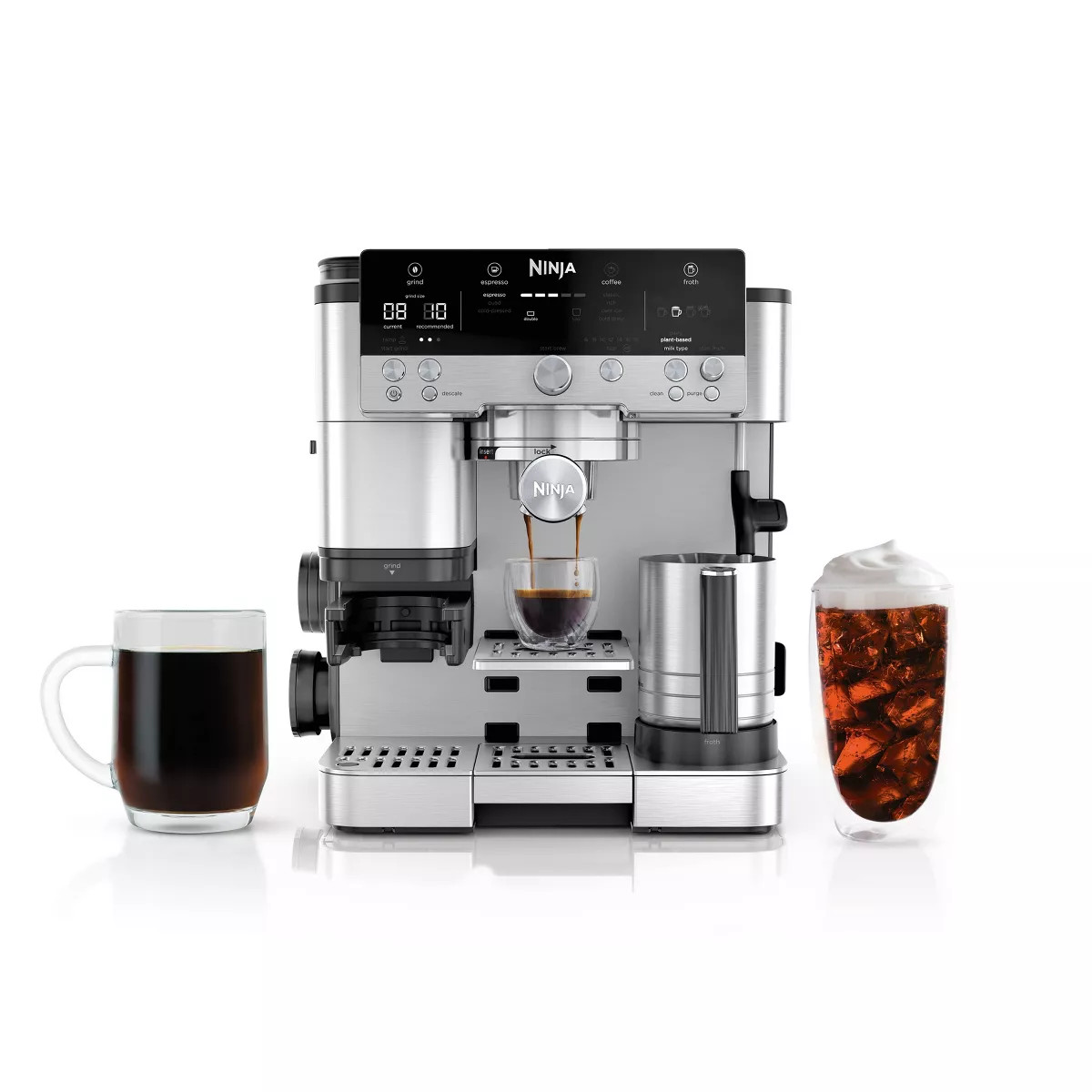 Ninja Luxe Café Premier Series 3-in-1 Espresso, Coffee and Cold Brew Machine ES601: Barista Syst... | Target