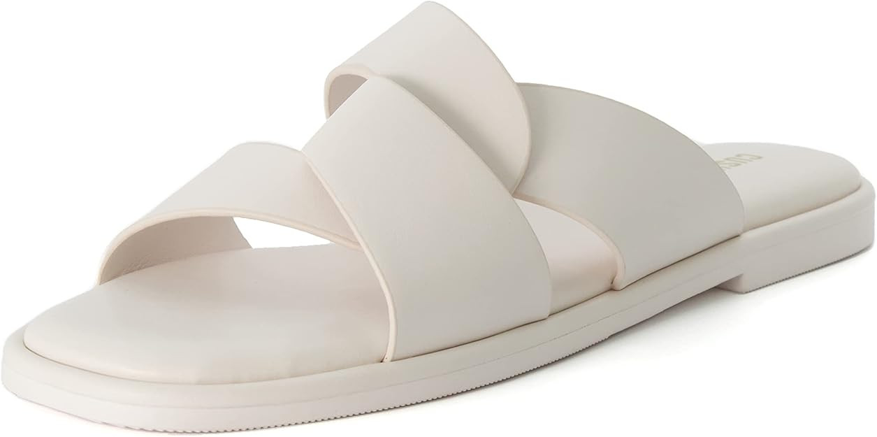 CUSHIONAIRE Women's Tribune slide sandal +Memory Foam, Wide Widths Available | Amazon (US)