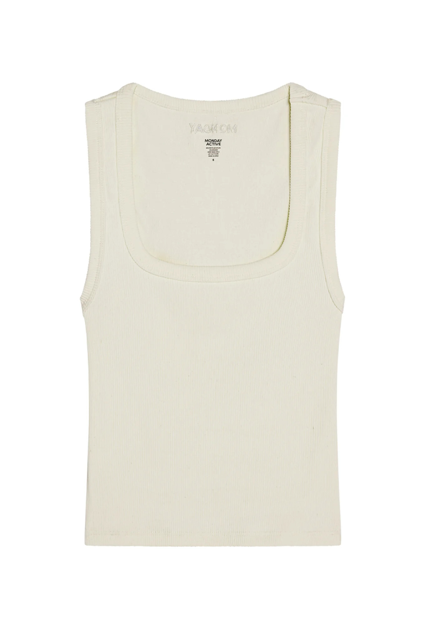 Tash Tank - Ivory Rib | Monday Swimwear