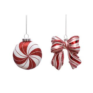 Assorted Peppermint Glass Ornament by Ashland®, 1pc. | Michaels Stores