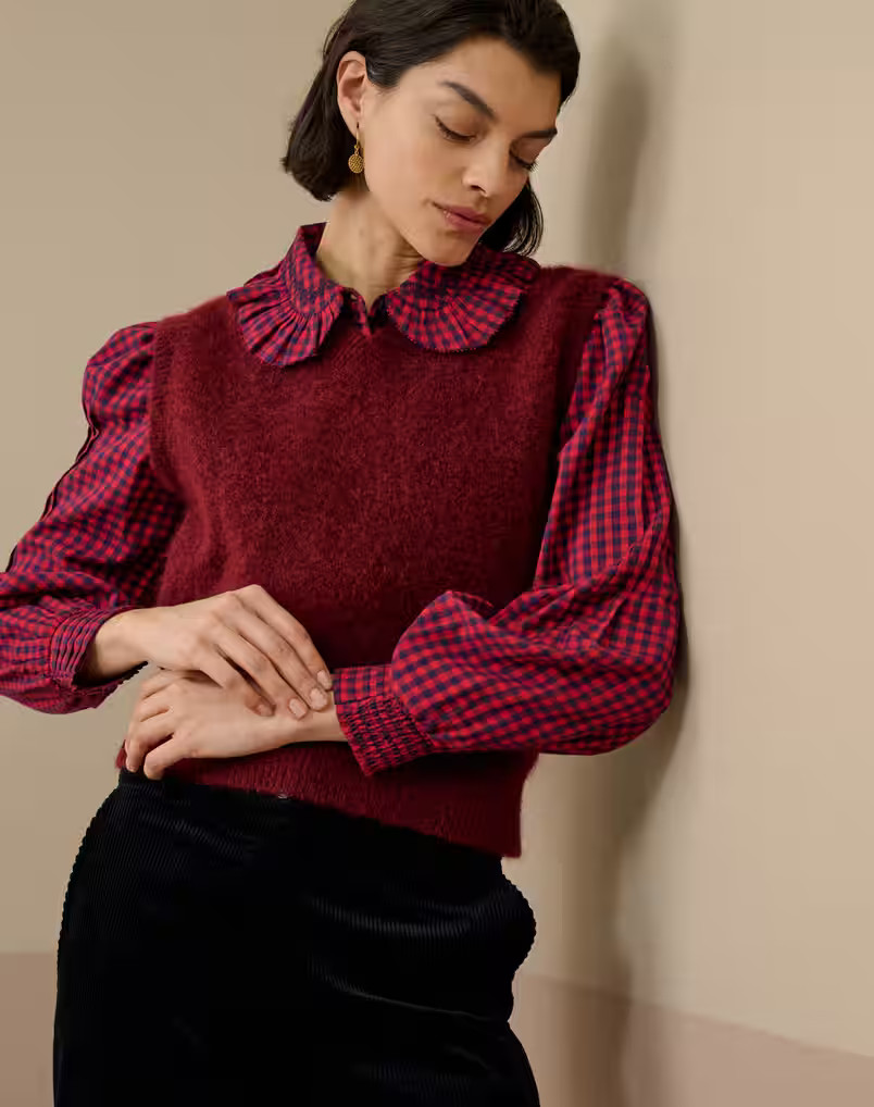 Alpaca V Neck Tank | Brora