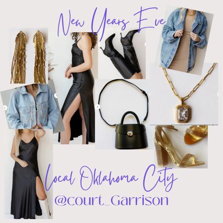 All NYE outfits you’ll look gorgeous in. Black satin slip dress with gold accessories and oversized denim jackets. New Years Eve or date night outfits you’ll love all year round! Happy shopping!
.
.
.

#nye #newyearseve #newyearseveoutfit #targetstyle #targetfinds #datenight #datenightoutfit #littleblackdress #okc #okclocal #femaleowned #oklahomacity #satindress #LTKHoliday

#LTKfindsunder50 #LTKfindsunder100