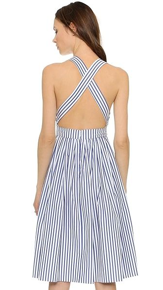 Mds Stripes Crisscross Dress - Erin Stripe | Shopbop