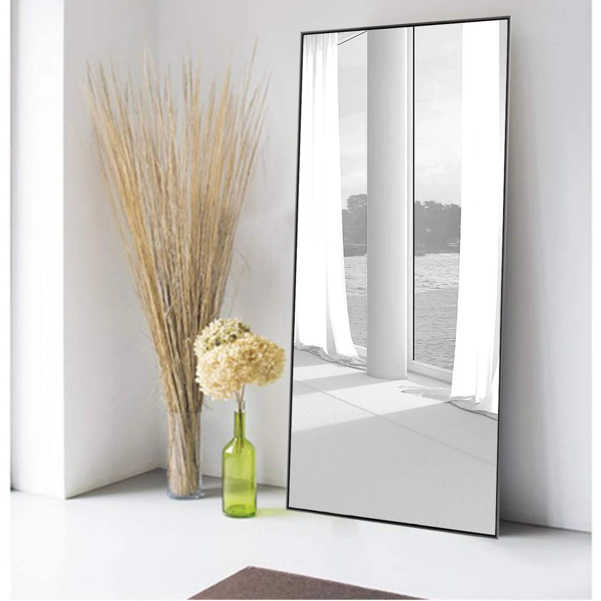 NeuType Full Length Mirror Decor Wall Mounted Mirror Floor Mirror Dressing Mirror Make Up Mirror ... | Walmart (US)