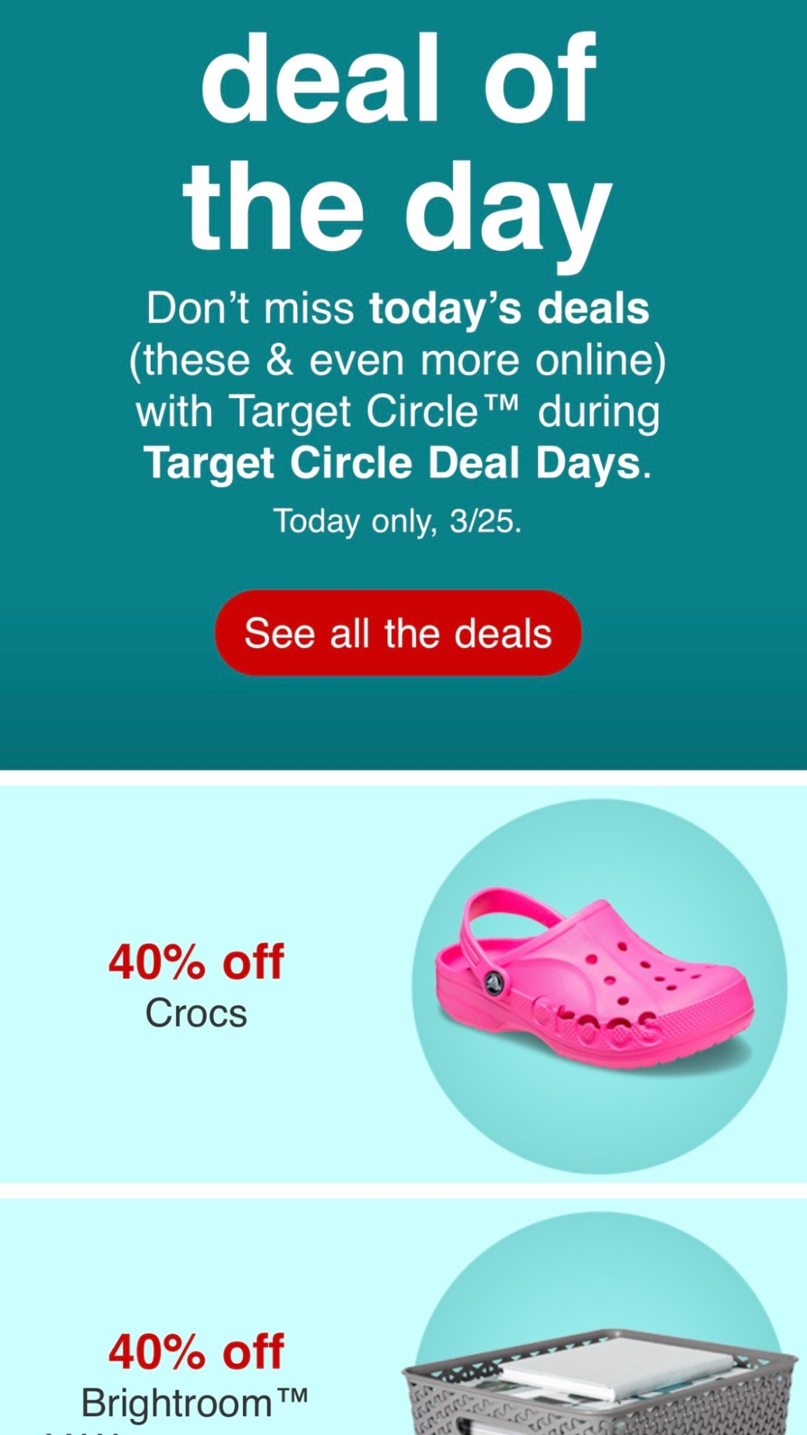 Target Circle Week has Begun! Here are some great deals worth checking out! 🎯

#LTKmomlife #LTKSaleAlert #LTKU