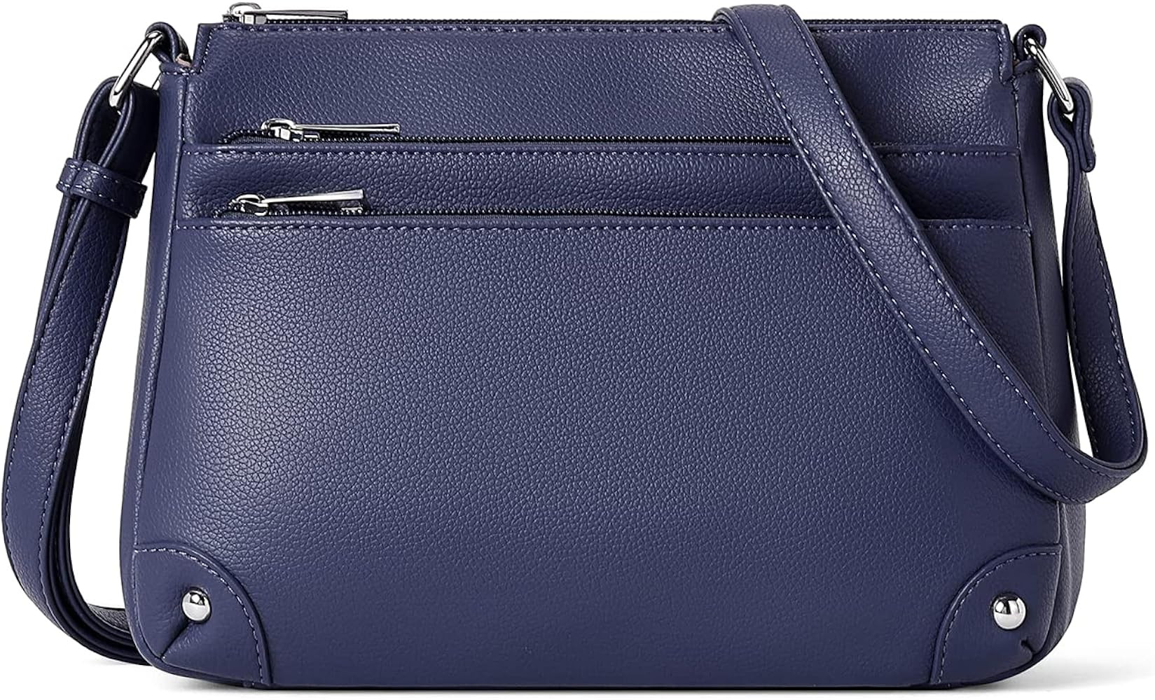 WESTBRONCO Crossbody Bags for Women, Medium Size Shoulder Handbags, Satchel Purse with Multi Zipp... | Amazon (US)