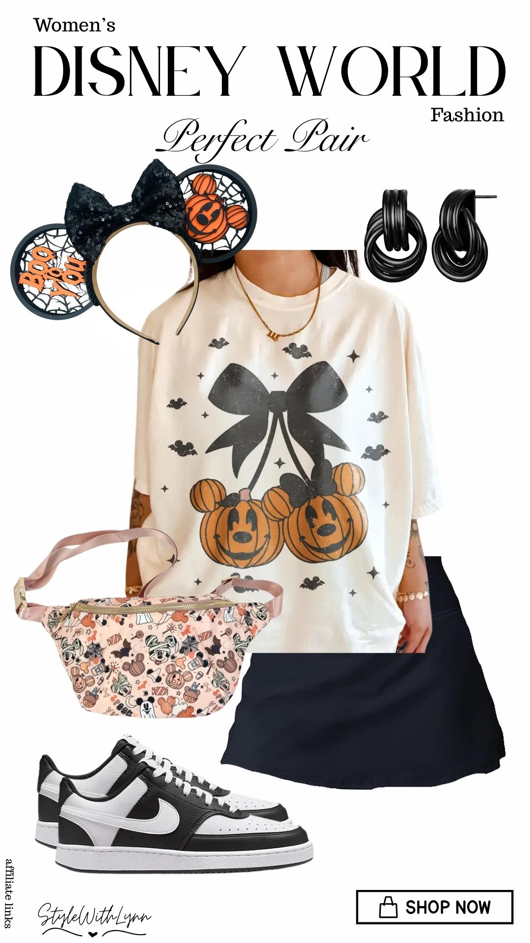 🎃✨ The perfect pair for a magical Halloween at Disney!

Comfort meets cute with a classic black skort, Halloween-themed crossbody, and accessories that add just the right amount of spooky sparkle.

🧡 Save this look for your next Disney trip and shop the outfit below.

#DisneyWorldStyle #DisneyHalloween #HalloweenOutfit #DisneyOOTD #MickeyPumpkin #DisneyFashion #ParkStyle #MagicKingdom #DisneyStyle #FallFashion #SpookySeason #DisneyInspiration #ThemeParkOutfit #DisneyBound #StyleWithLynn

#LTKootd #LTKSeasonal #LTKTravel