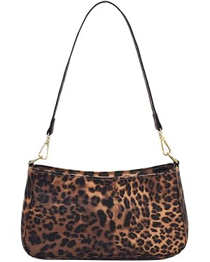 NEBIL Shoulder Bag for Women Small Classic Purses Vegan Leather Clutch Tote HandBags | Amazon (US)