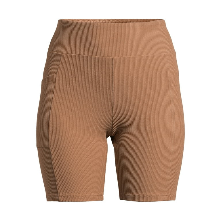 No Boundaries Juniors Ribbed Bike Shorts, Sizes XS-XXXL | Walmart (US)