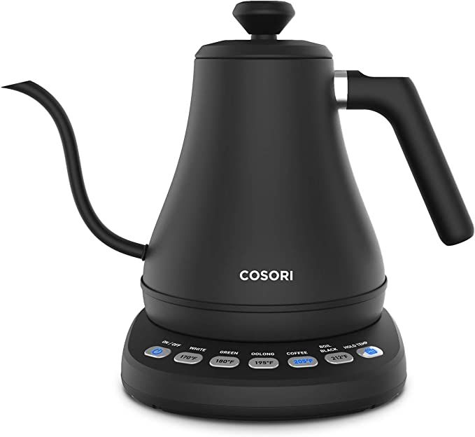 Amazon.com: COSORI Electric Kettle Gooseneck with Temperature Control, 5 Presets Electric Tea Ket... | Amazon (US)