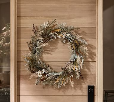 Faux Wildflower & Grass Wreath | Pottery Barn (US)