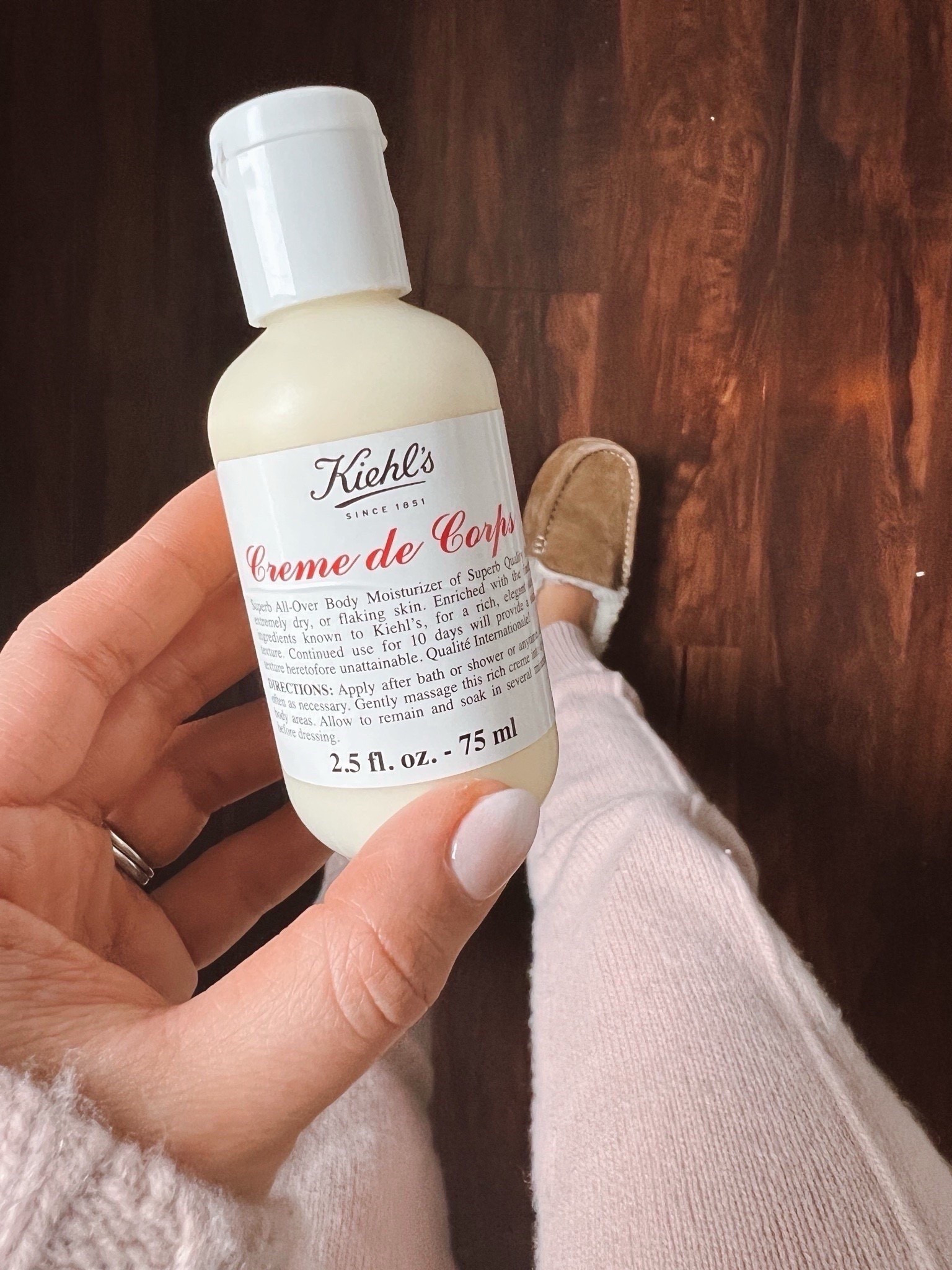 I love the Kiehl’s Crème De Corps moisturizer. It’s non-greasy and fast-absorbing that works wonders in winter!

#LTKselfcare #LTKBeauty