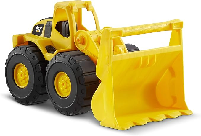 Cat Construction 10 Inch Plastic Wheel Loader Toy | Amazon (US)