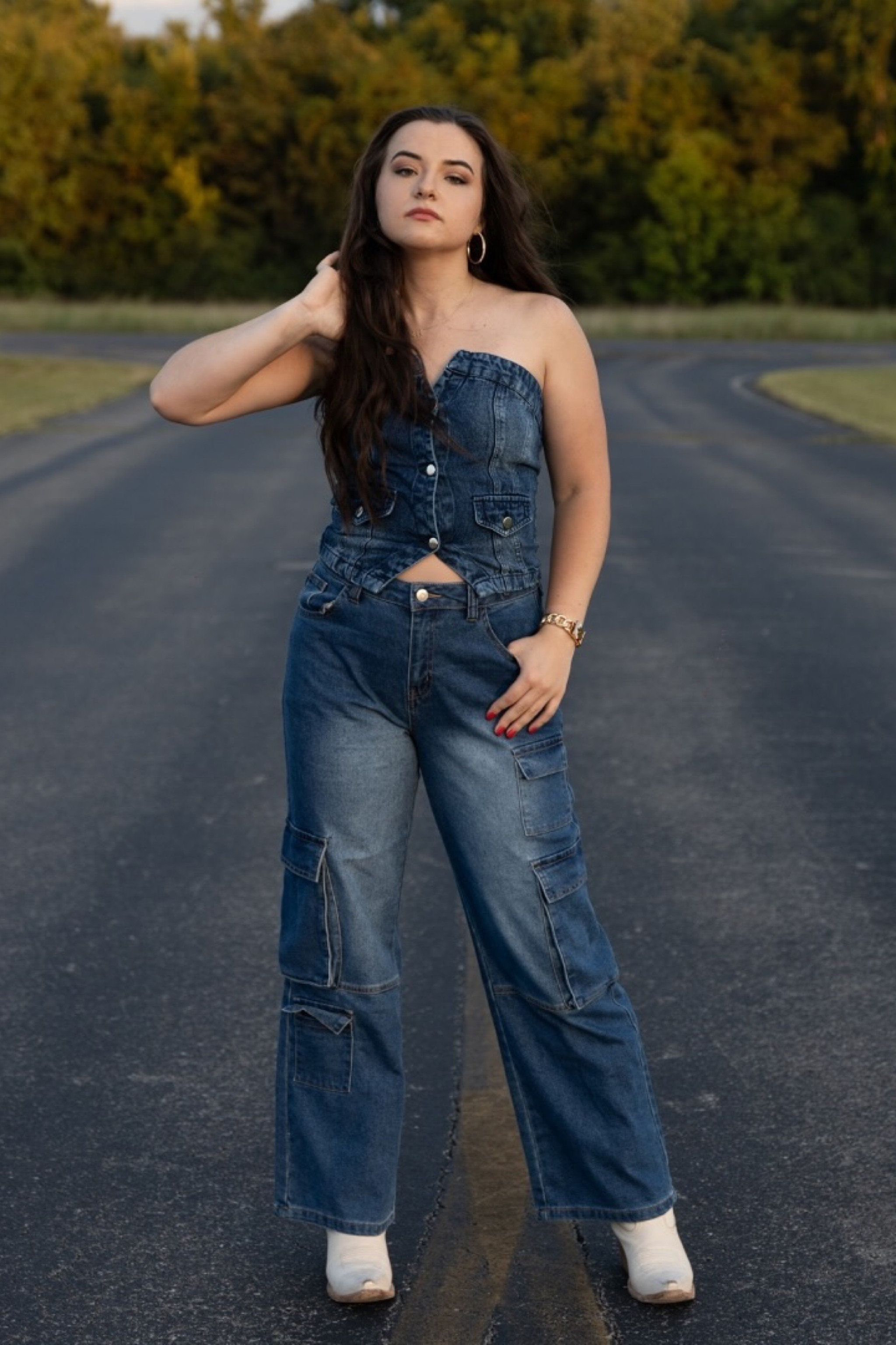 Canadian Tuxedo 💜

#LTKFindsUnder50