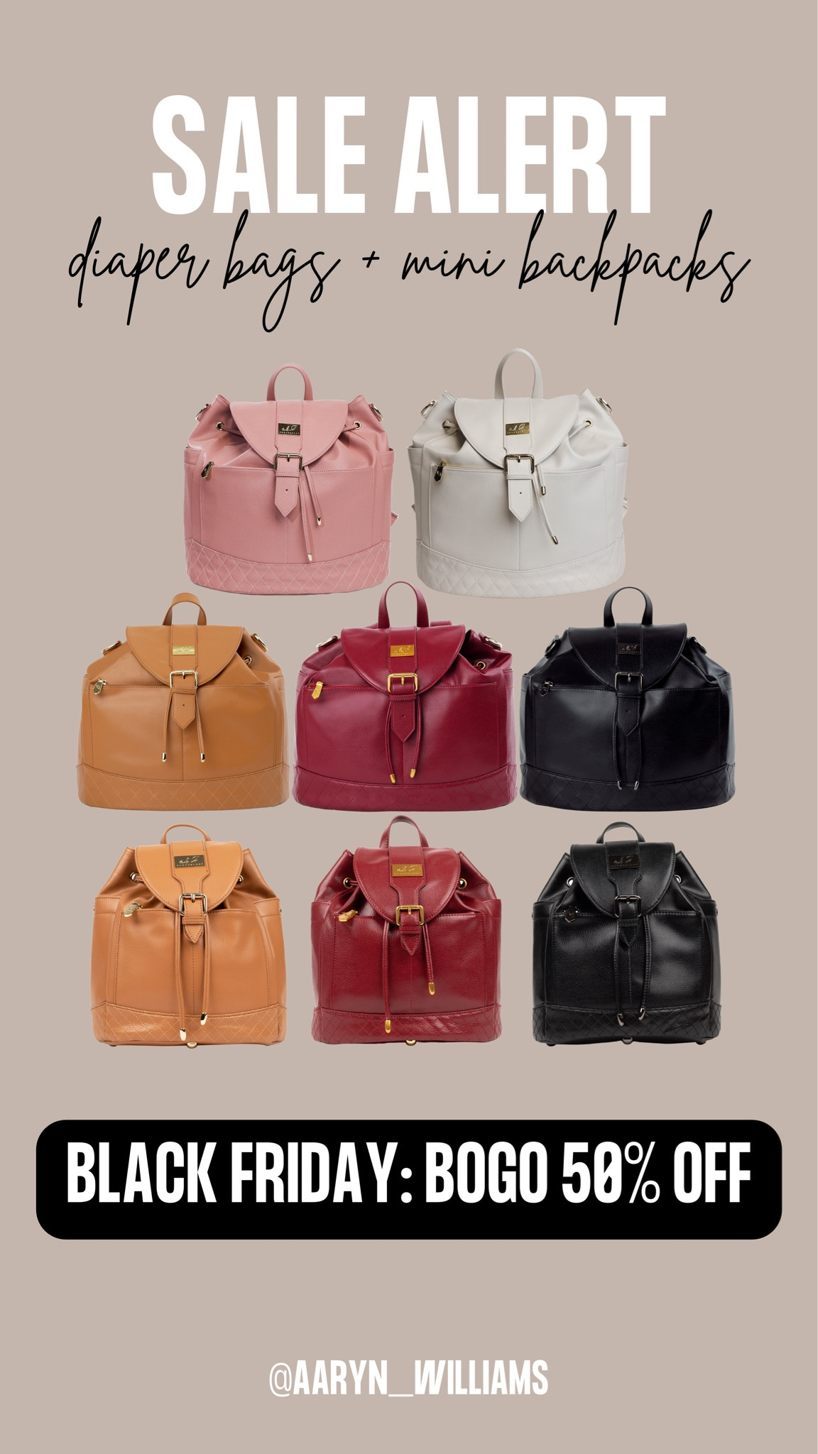 SALE ALERT 🚨 Buy one get one 50% off on all Sugarberry diaper bags and mini backpacks! 

#LTKsalealert #LTKCyberWeek #LTKGiftGuide