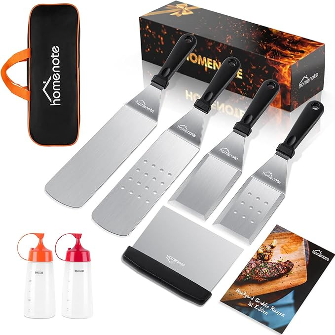 Griddle Accessories Kit, Exclusive Griddle Tools Spatulas Set for Blackstone - 8 Pcs Commercial G... | Amazon (US)