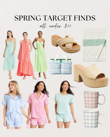 Spring and summer target finds all under $40. Mother’s Day gifts | summer outfits | summer wedges | summer mugs | summer pajamas!! 

#LTKGiftGuide #LTKfindsunder50 #LTKstyletip