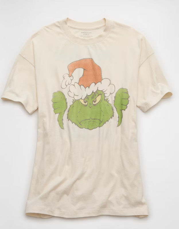 AE Christmas Relaxed Graphic T-Shirt | American Eagle Outfitters (US & CA)