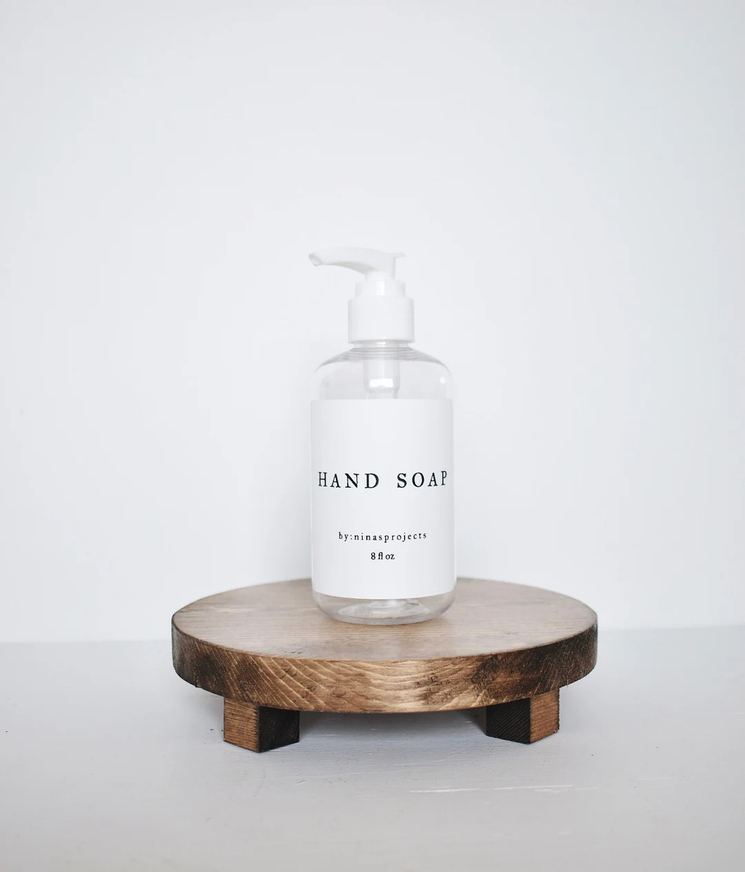 Soap Tray, Round Pedestal Tray, Farmhouse Decor, Wood Tray, Mini Tray, Gift Idea, Bathroom Decor,... | Etsy (US)