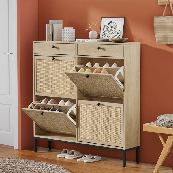 16 Pair Shoe Storage Cabinet | Wayfair North America