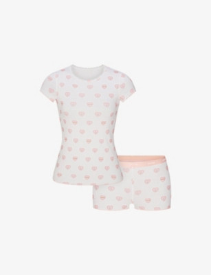 Pointelle Stretch-Cotton Baby Tee and Shorts Set | Selfridges